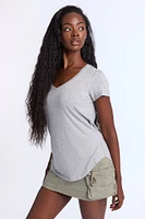 Short Sleeve V-Neck Relaxed Tee