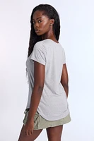 Short Sleeve V-Neck Relaxed Tee