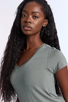 Short Sleeve V-Neck Relaxed Tee