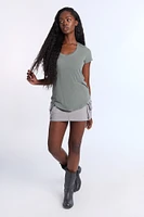 Short Sleeve V-Neck Relaxed Tee