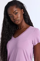 Short Sleeve V-Neck Relaxed Tee