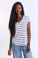 Short Sleeve V-Neck Relaxed Tee