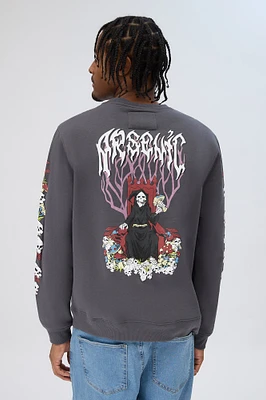 Sweatshirt imprimé Faucheur Arsenic homme