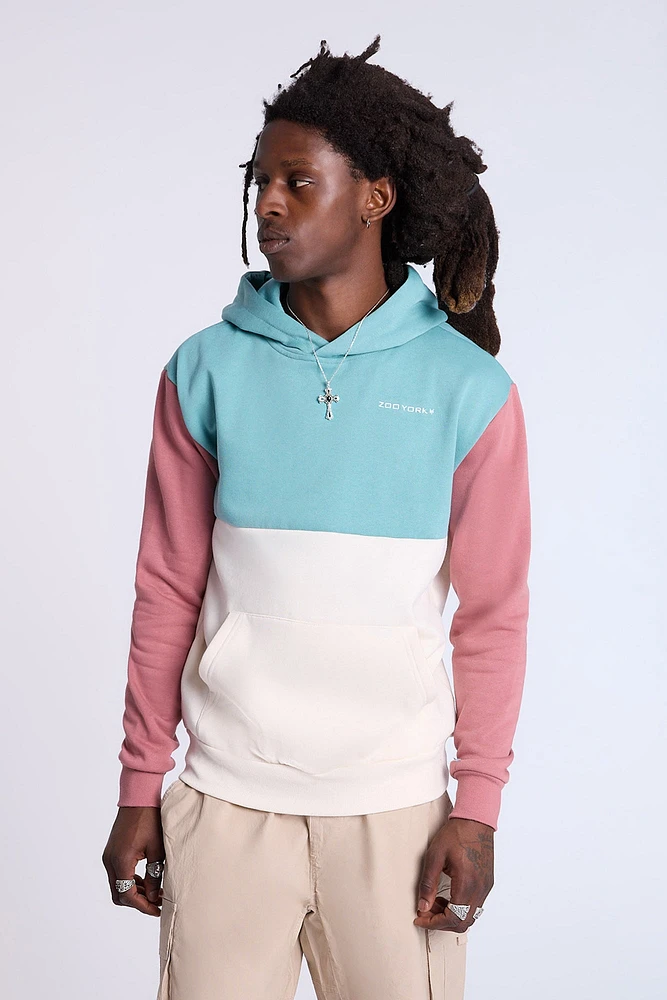 Zoo York Mens Colour Block Hoodie