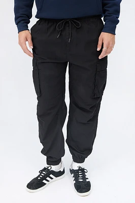 Arsenic Mens Poplin Cargo Jogger