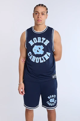 Mens University of North Carolina Navy Mesh Shorts