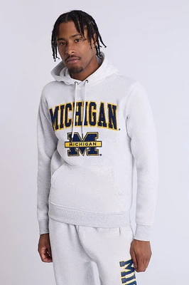 Mens Michigan Chenille Logo Hoodie