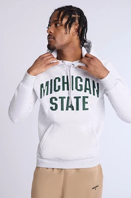 Mens Michigan State Chenille Logo Hoodie