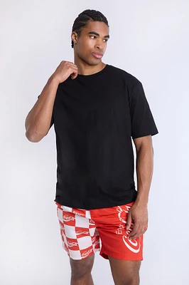 Mens Coca-Cola Beach Short 7"
