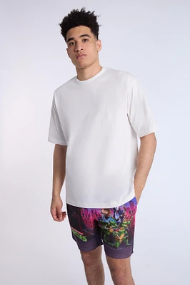 Mens TMNT Beach Short 7"