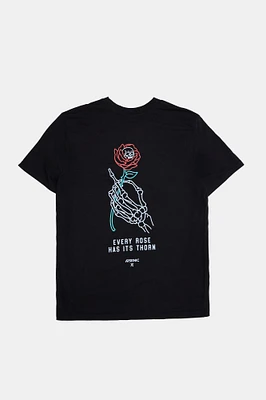Arsenic Mens Every Rose Graphic T-Shirt