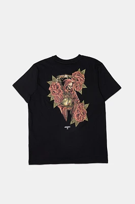 Arsenic Mens Reaper & Roses T-Shirt