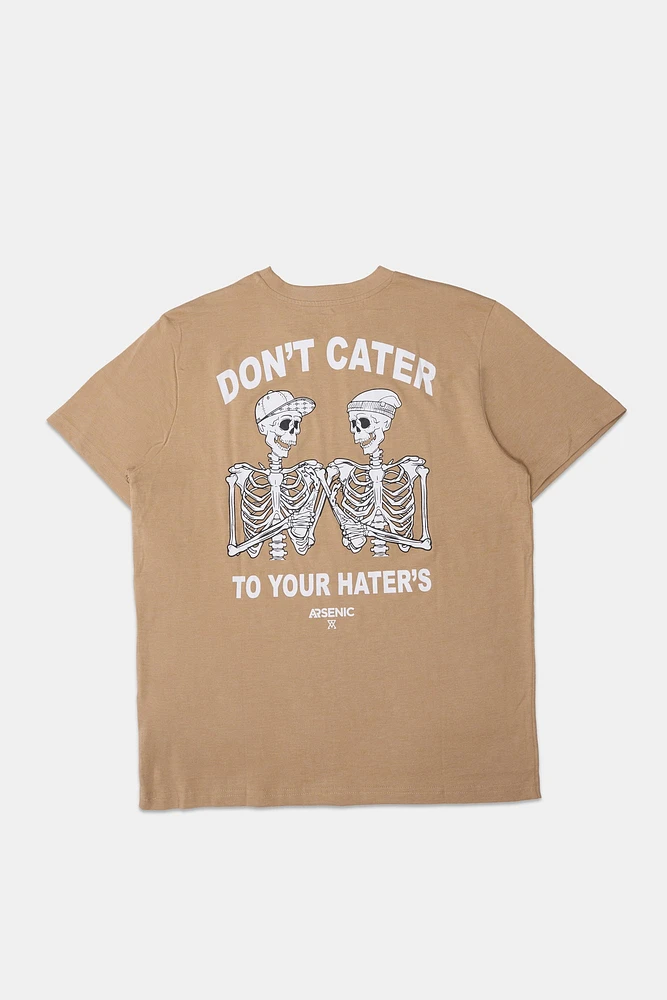 T-shirt imprimé Don't Cater to Your Haters Arsenic homme