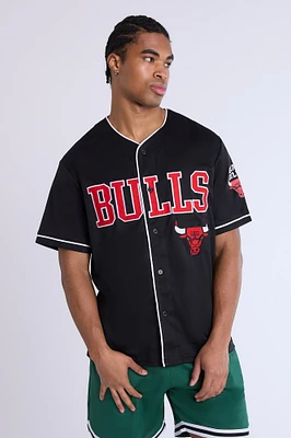Mens Chicago Bulls Black Mesh Jersey