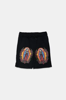 Arsenic Youth Graphic Print 8.5" Shorts