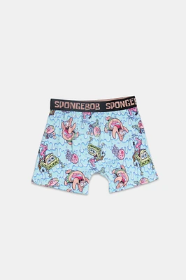 Youth SpongeBob SquarePants Allover Print Boxer Brief