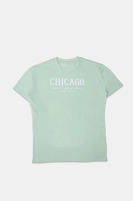 T-shirt imprimé Chicago femme