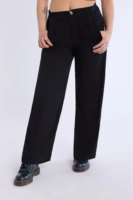 Lined Wide-Leg Pant