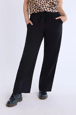 Wide Leg Cotton Pant