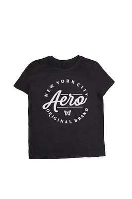 Womens AERO NYC Butterfly Graphic Tee
