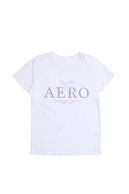 T-shirt coupe décontractée imprimé boucle AERO femme