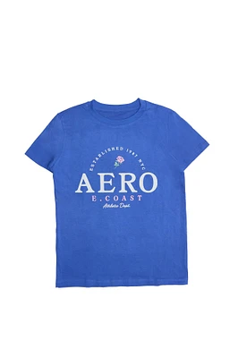 T-shirt coupe décontractée imprimé East Coast AERO femme