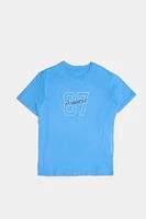 Womens Aéropostale Graphic Boxy Tee