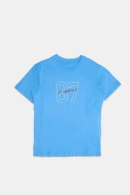 T-shirt coupe carrée imprimé 87 Aéropostale femme