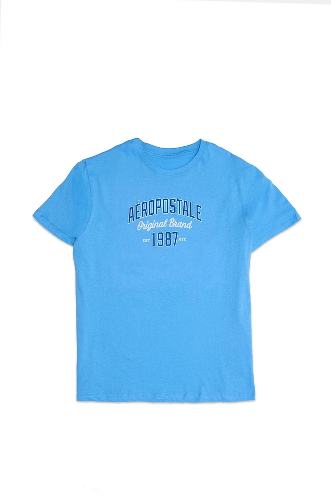 Womens Aéropostale Original Brand 1987 Graphic Boxy Tee