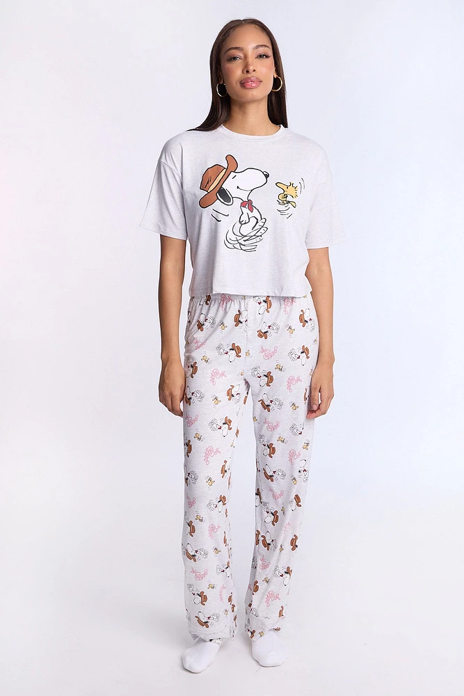 Ensemble de pyjama 2 pièces Peanuts western