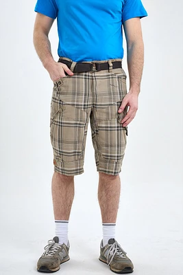 Short cargo avec ceinture