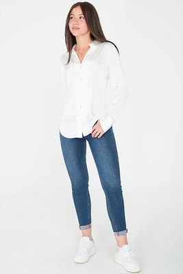 Blouse en satin