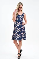 Robe patineuse imprimée