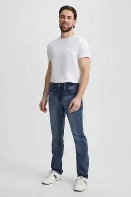 Jeans coupe régulière ajustée Brad Slim