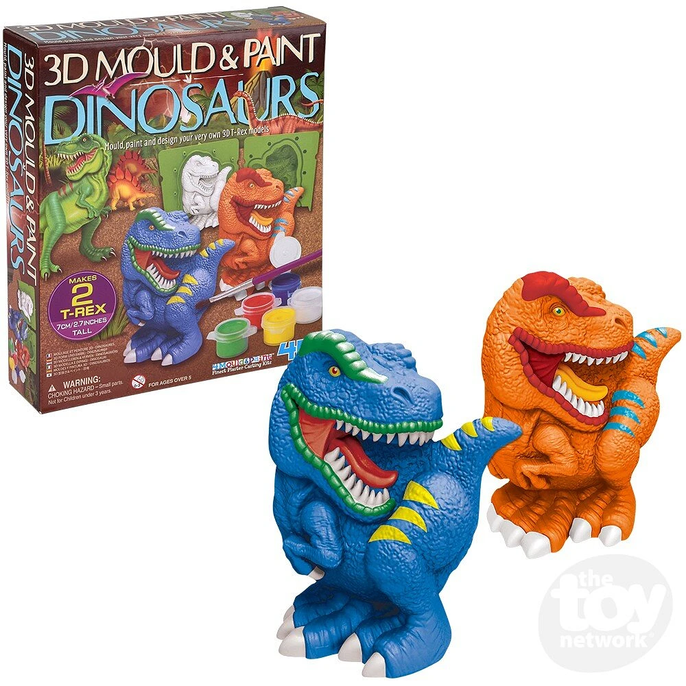3D Mould & Paint - Dinosaurs