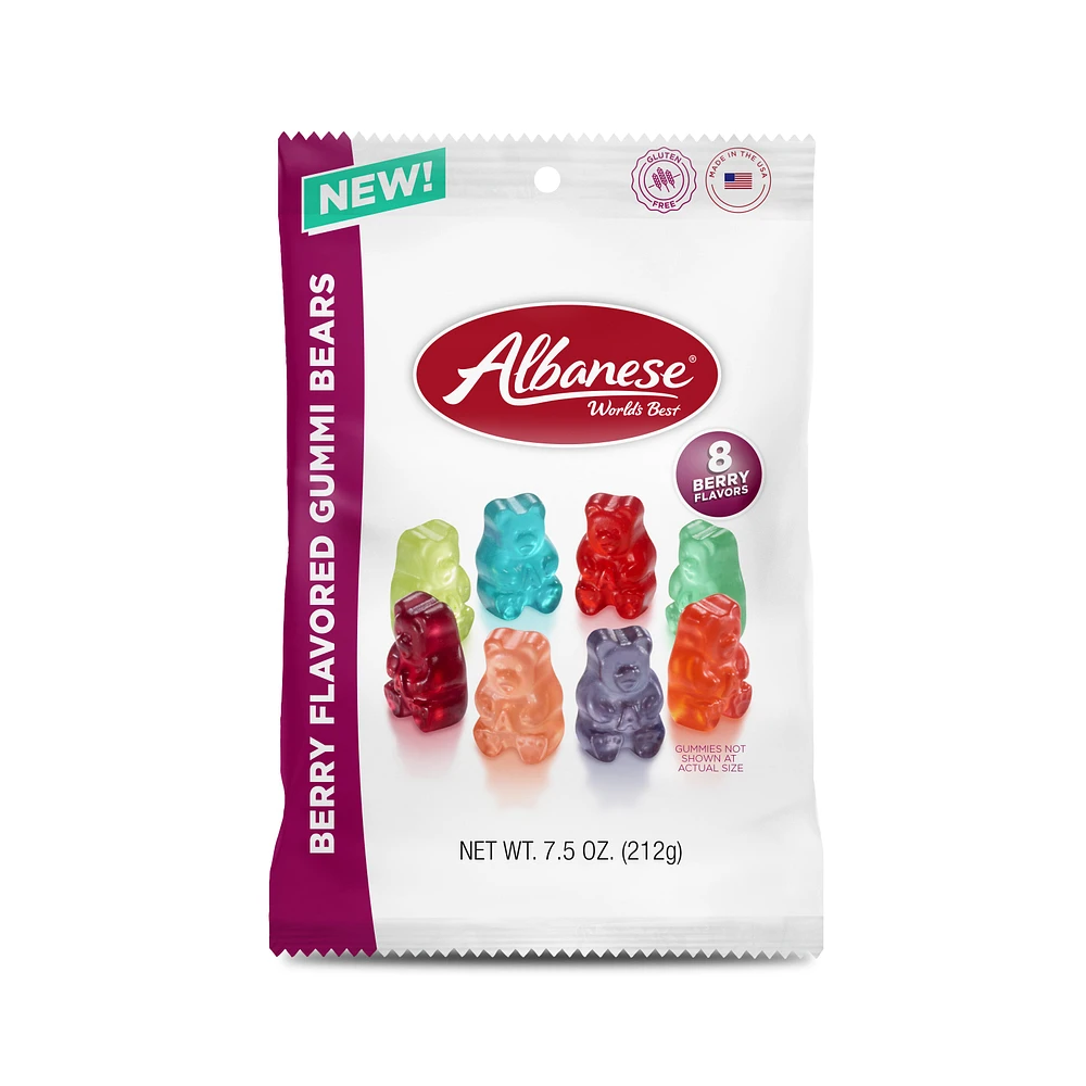 Berry Flavored Gummi Bears - 7.5 Ounce