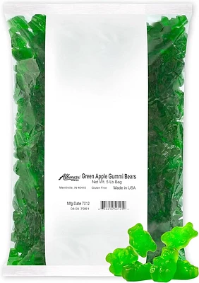 Green Apple Gummi Bears 5lb