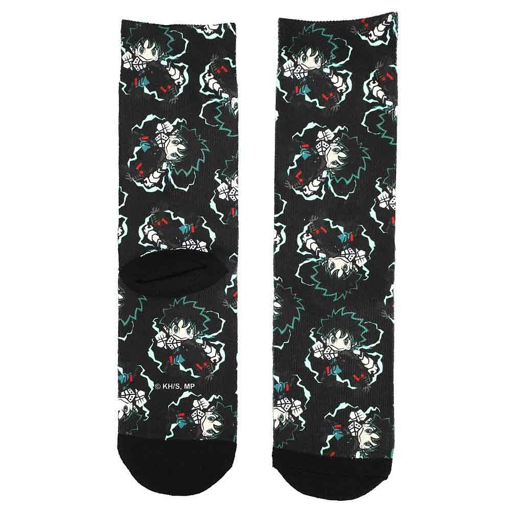 My Hero Academia - Sublimated Print 3 Pair Youth Crew Socks
