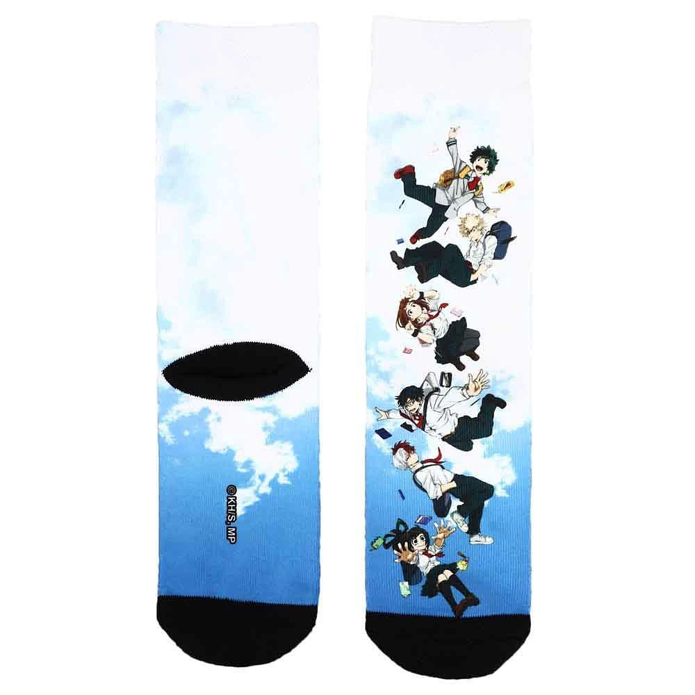 My Hero Academia - Sublimated Print 3 Pair Youth Crew Socks