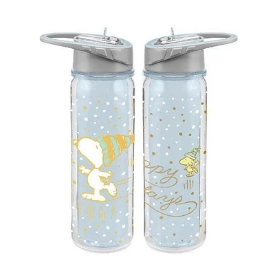 Peanuts Snoopy Happy Holidays 16 oz. Water Bottle