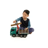 MAN TGA Timber Truck with Loading Crane with 3 Logs