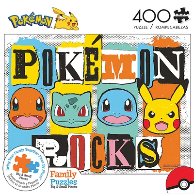 Family Puzzle: Pokémon Rocks - 400 Piece Puzzle