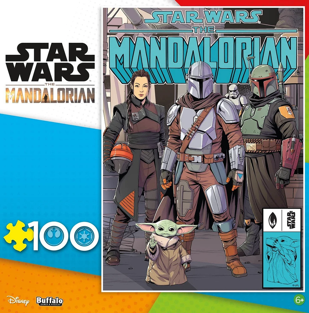 Star Wars: The Mandalorian: Legendary Bounty - 100 Piece Puzzle