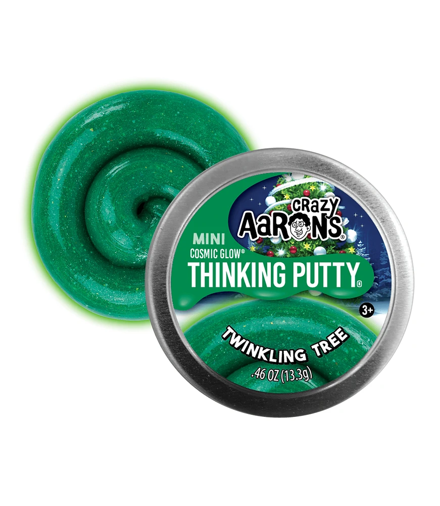 Crazy Aaron's 2" Mini Tin Holiday - Twinkling Tree