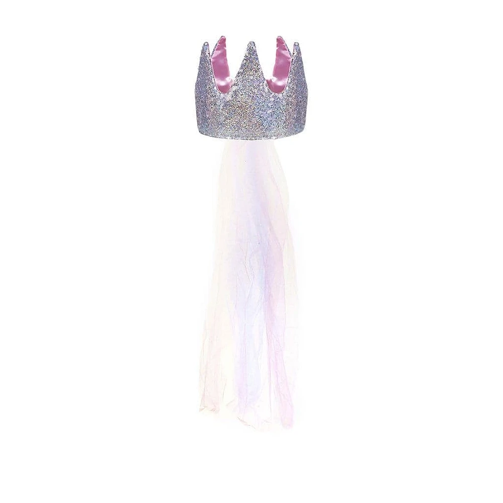 Sequins Crown with Veil