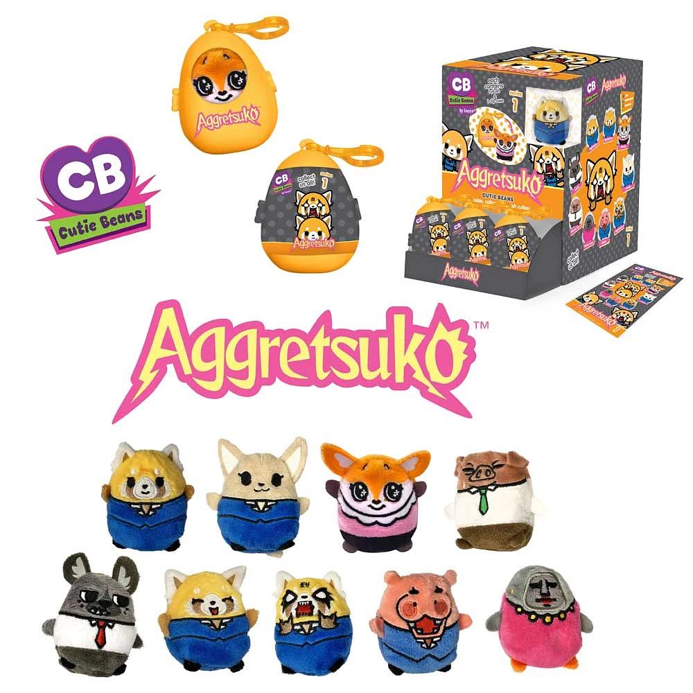 Cutie Beans - 3” Aggretsuko