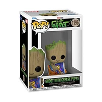I Am Groot - Groot with Cheese Puffs Funko Pop! Vinyl Figure