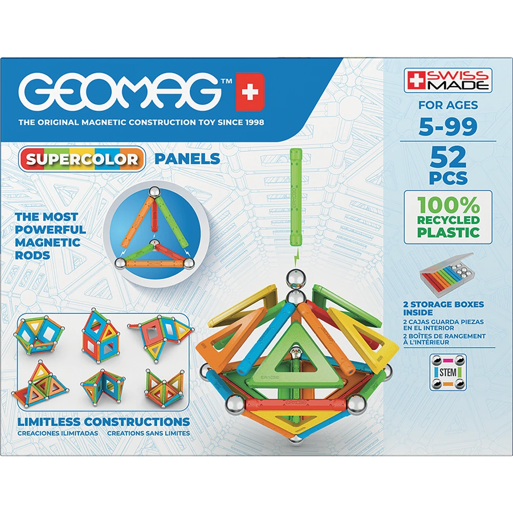 Geomag Supercolor Panels Recycled Pieces