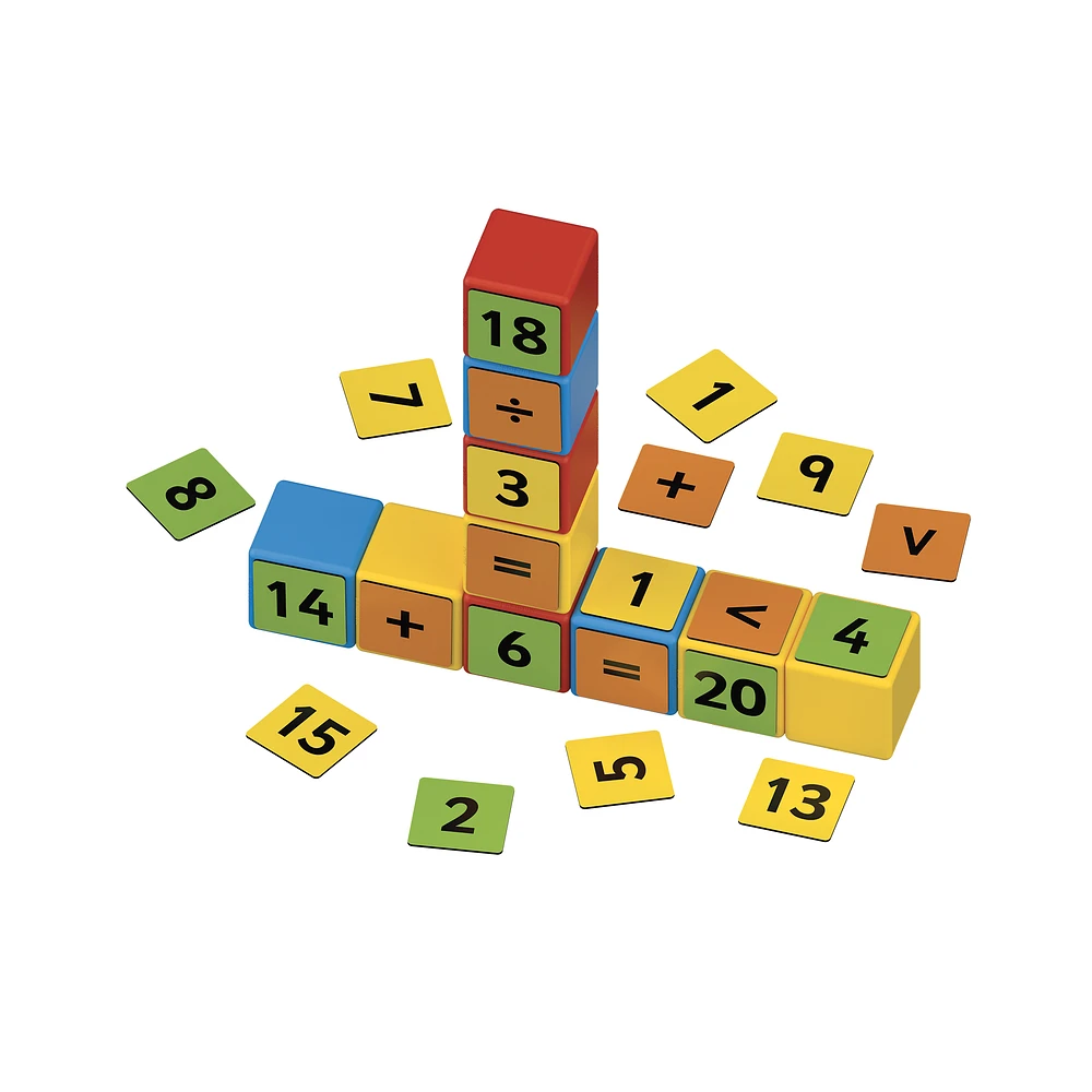 Magicube Math Building Recycled 55 Pieces