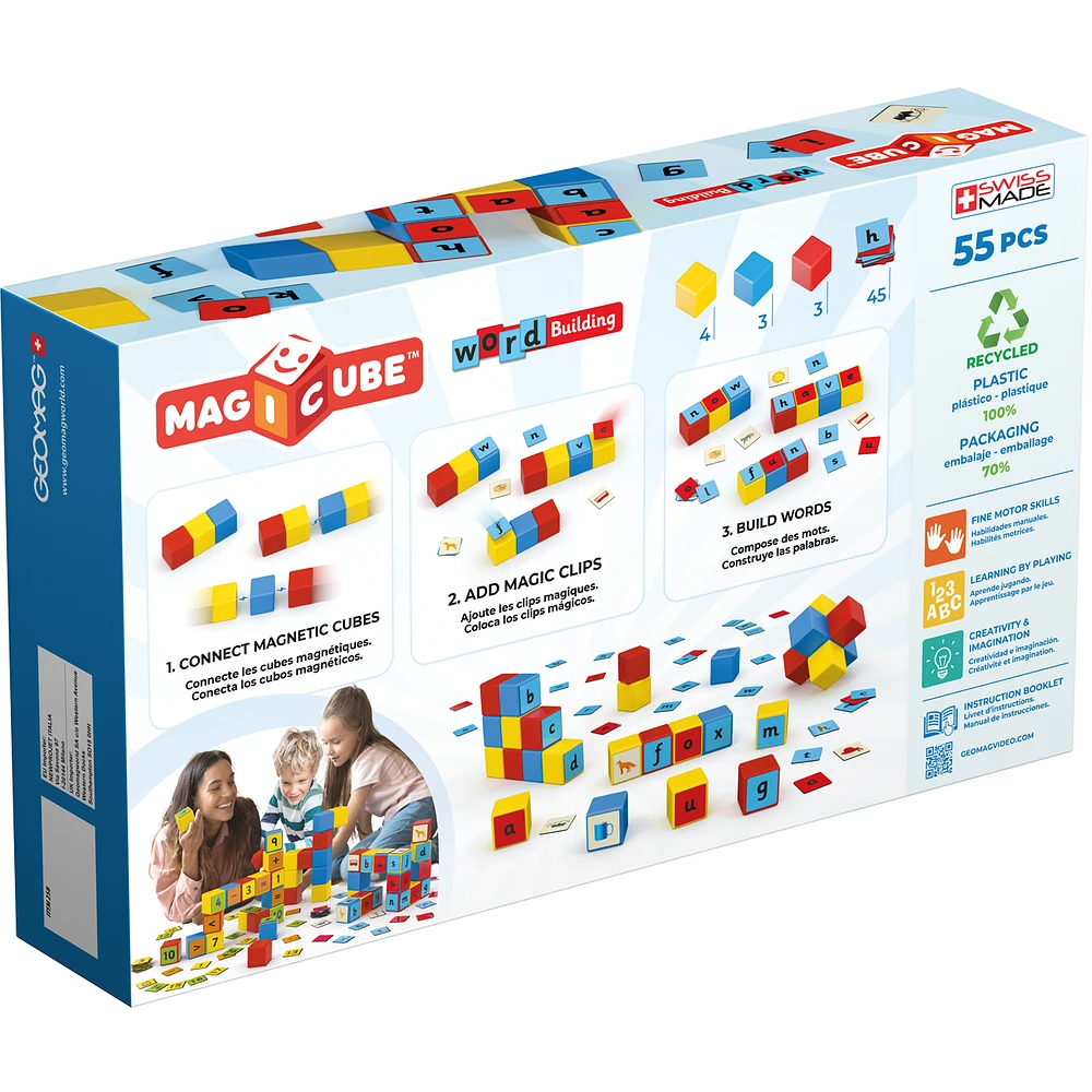 Magicube Word Building Recycled 55 Pieces